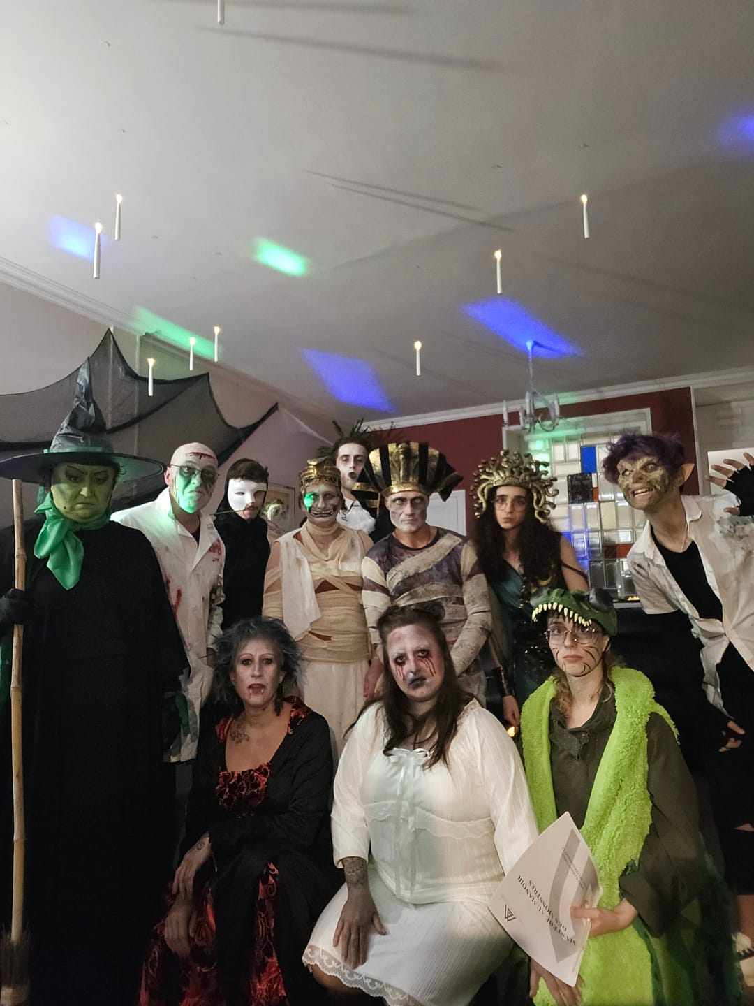 Customer photo review of Halloween Murder Mystery Game Kit - Monster Mansion
