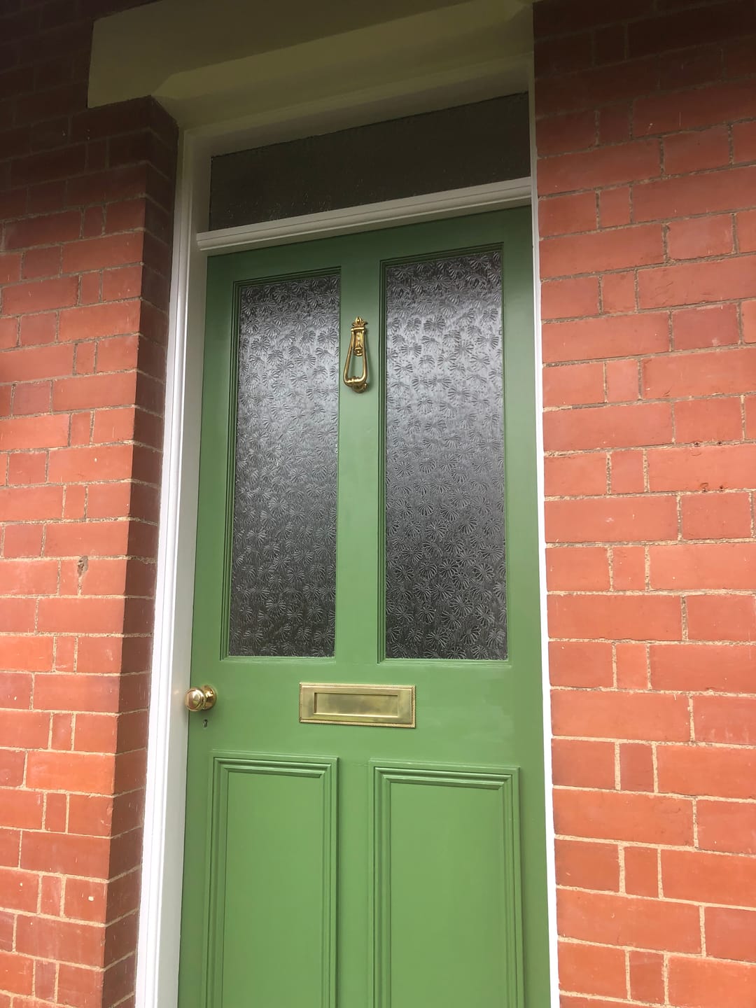 Customer photo review of Victorian Door Knocker | Solid Brass