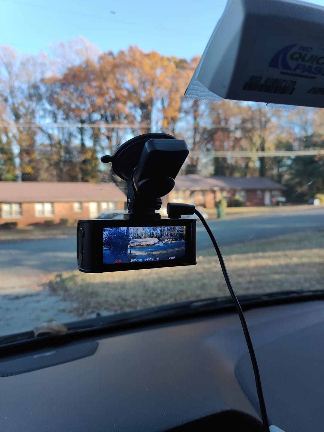 Customer photo review of Redtiger F7N/F17 Dash Cam Suction Mount with GPS Module