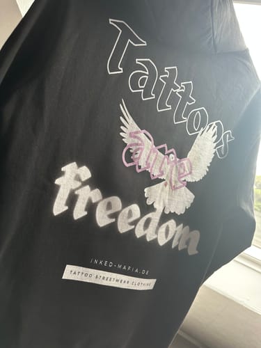 Customer photo review of Freedom - Backprint Hoodie