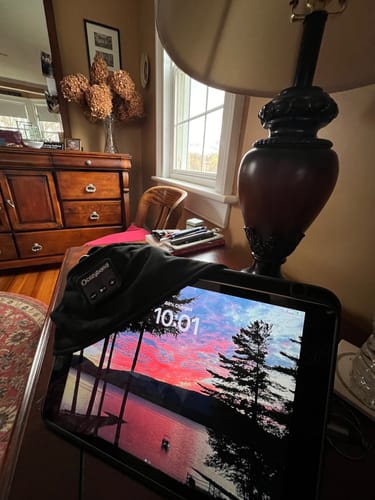 Customer photo review of CozyBand Wireless Headphones