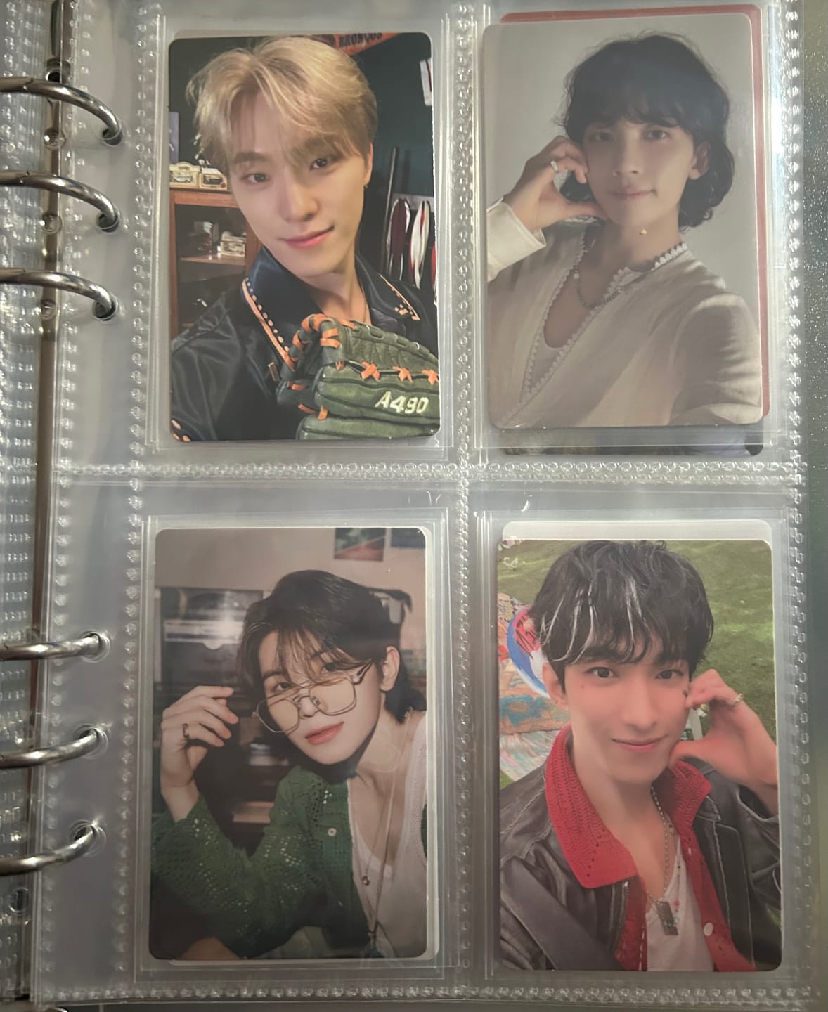 Customer photo review of PREMIUM PHOTOCARD SLEEVES - PINK VERSION (61x91MM)