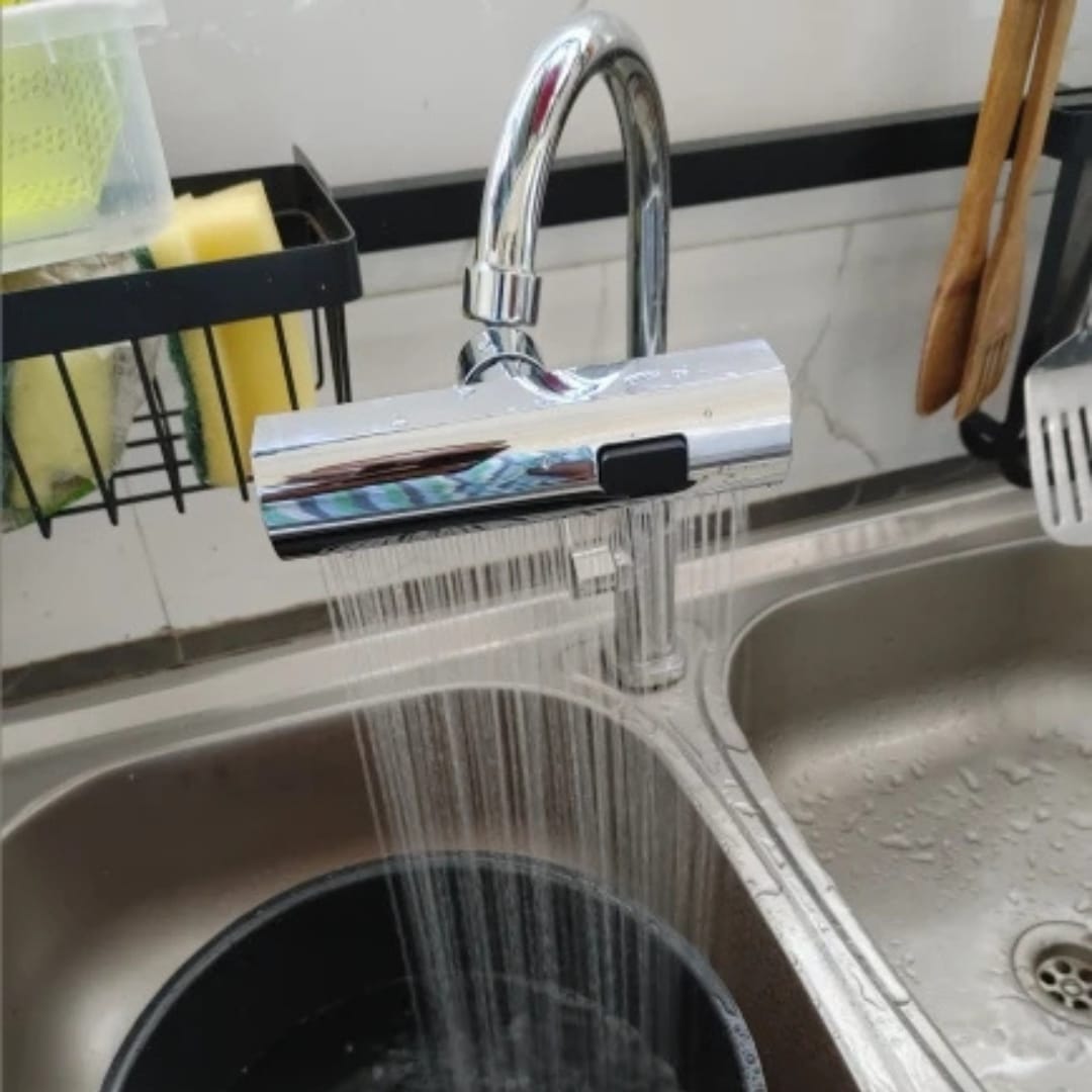 Customer photo review of NexH2O - Universaladapter für Wasserhähne mit drei Strahlmodi