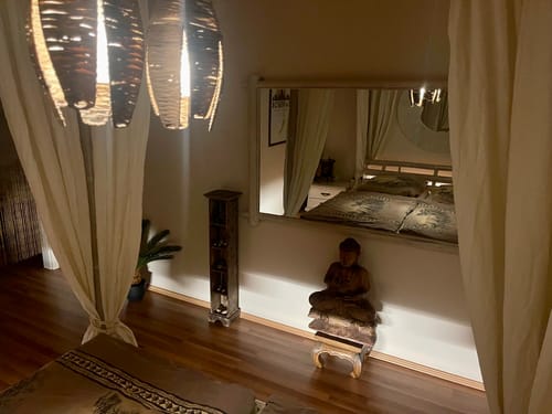 Customer photo review of Bambus Spiegel TABANAN weiß 100 x 170 cm
