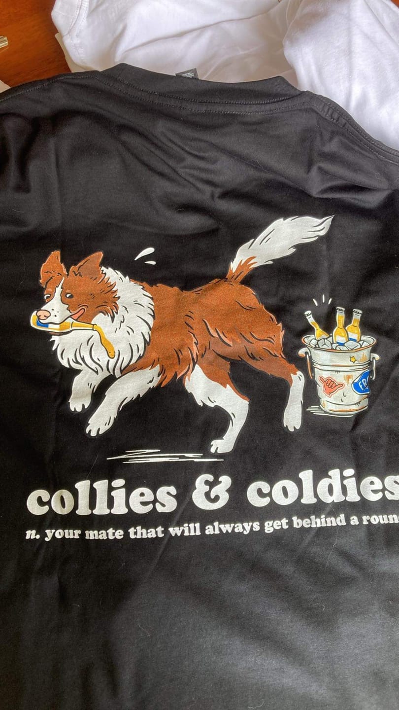 Customer photo review of Collies & Coldies Tee