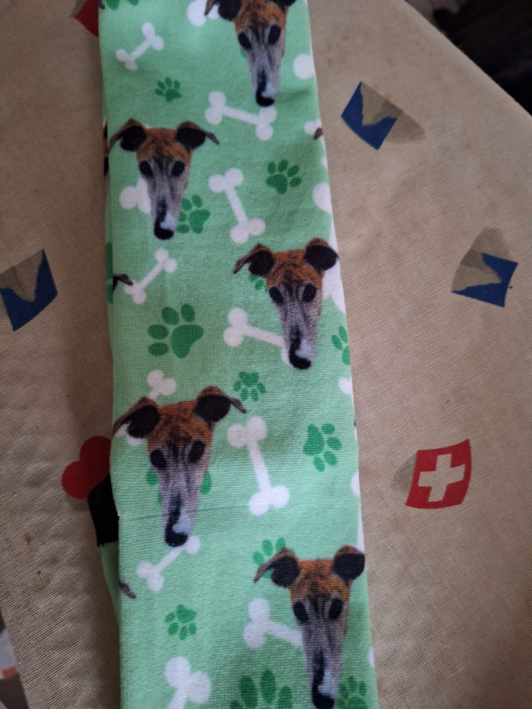 Customer photo review of Personalisierte Hundesocken