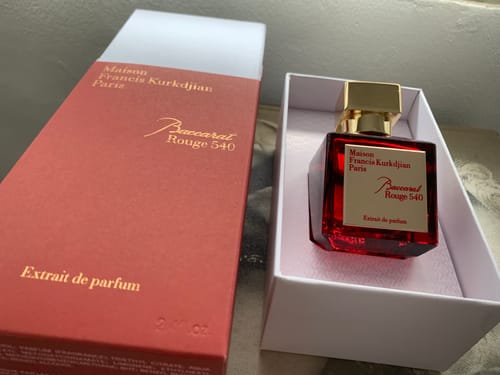 Customer photo review of Maison Francis Kurkdjian Baccarat Rouge 540 Extrait 70ml
