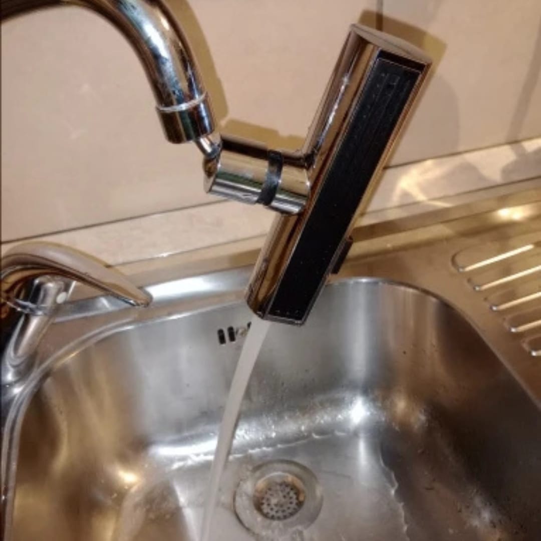 Customer photo review of NexH2O - Universaladapter für Wasserhähne mit drei Strahlmodi