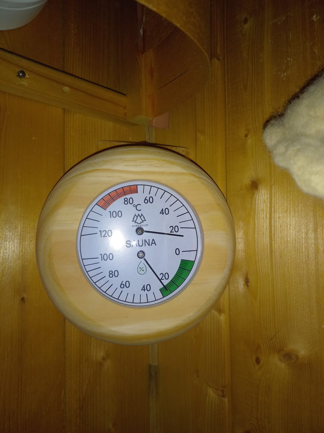 Customer photo review of Sauna Hygrometer Holz