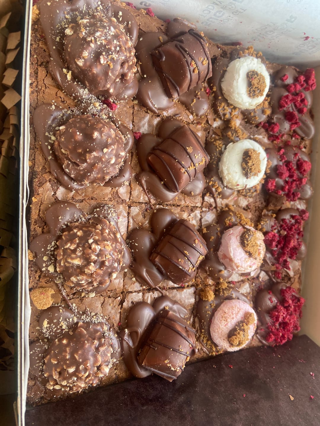 Customer photo review of Favourites brownie