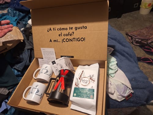 Customer photo review of Coffee Lovers con Prensa Francesa