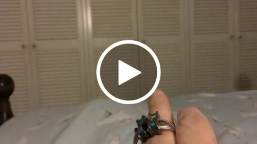 Customer video review of OIL SLICK Double Loop Fidget - 2 sizes available