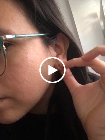 Customer video review of Pendientes Glasé