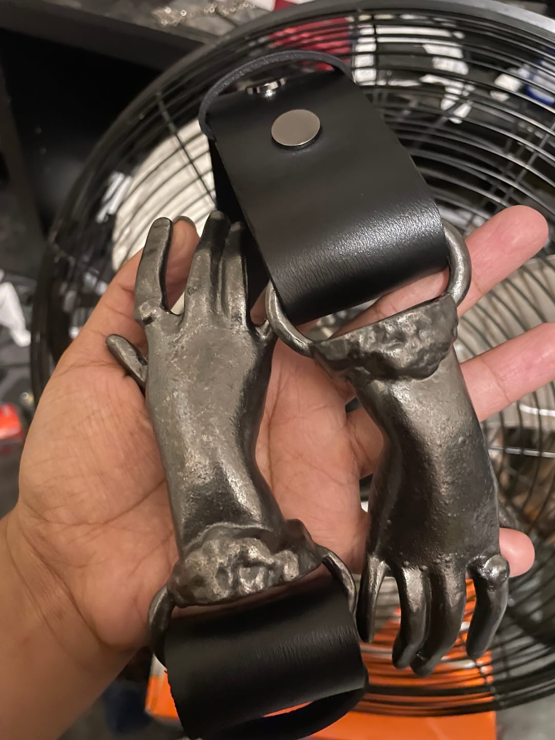 Customer photo review of Victorian Hands Belt in Gunmetal