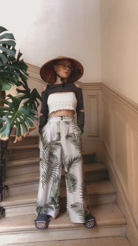 Customer photo review of Cut out crop top