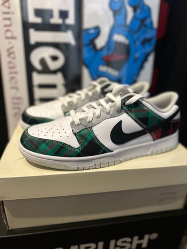 Customer photo review of Nike Dunk Low 'Tartan Plaid' Mens