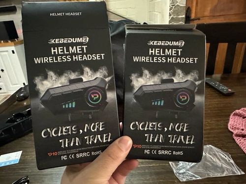 Customer photo review of Motarcom - L'intercom moto haut de gamme et abordable