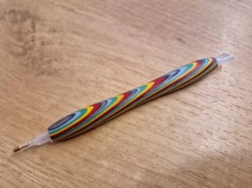 Customer photo review of Premium Diamond Painting Stift Echtholz handgefertigt