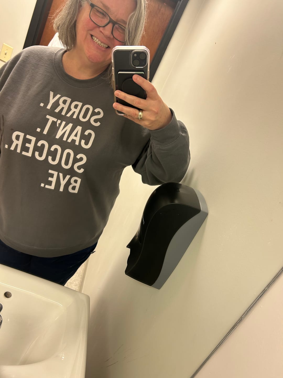 Customer photo review of Sorry Can't Soccer Bye