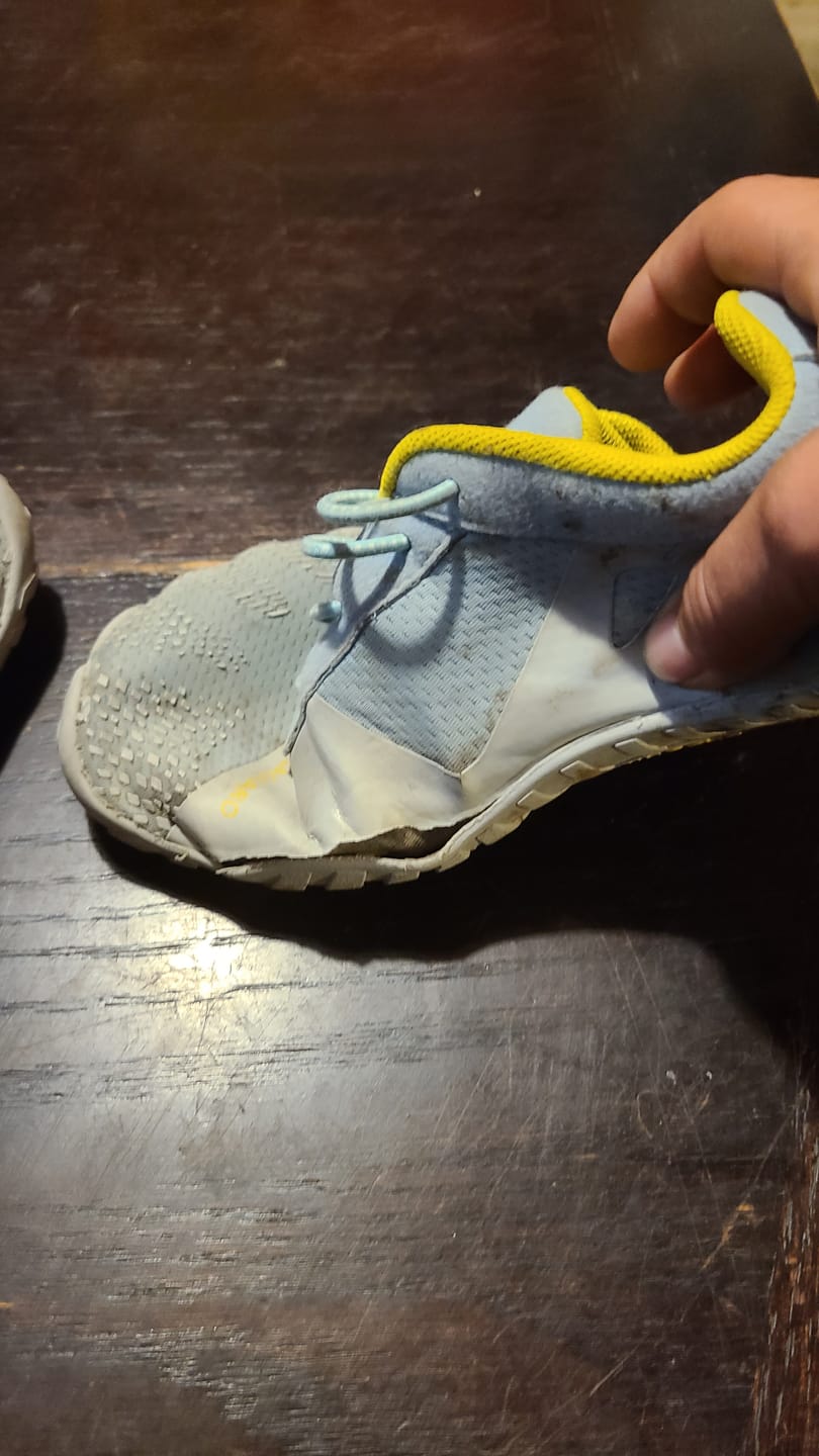 Customer photo review of Kid's Vitality III- Barefoot Shoes