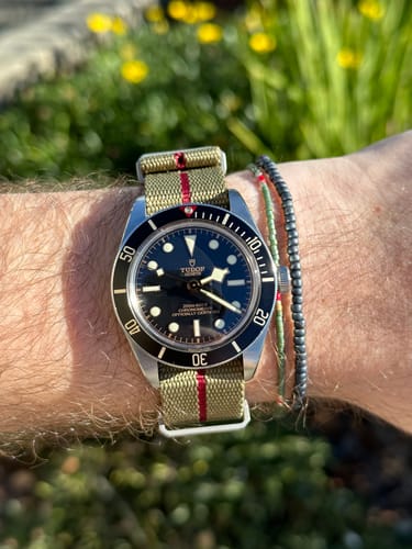 Customer photo review of Five Eye Nylon Watch Strap