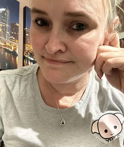 Customer photo review of Photo necklace