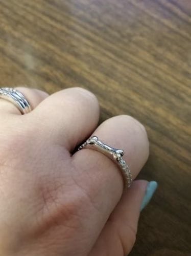 Customer photo review of Dog name ring