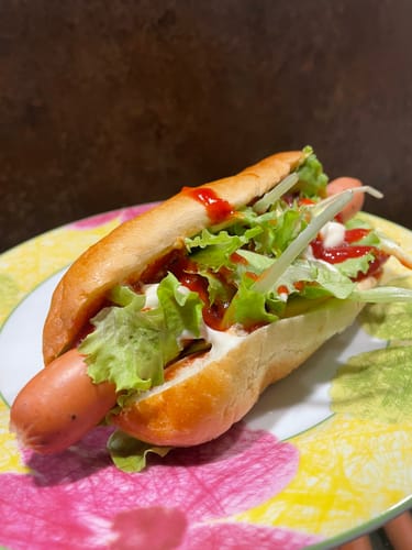 Customer photo review of 4 Hot Dog Potato Rolls • 60gr