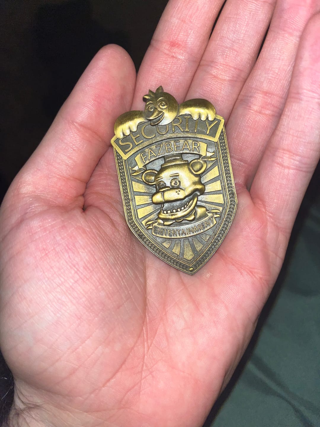 Customer photo review of Five Nights at Freddy's - Security Badge: Bronze