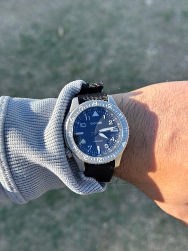 Customer photo review of Five Eye Nylon Watch Strap
