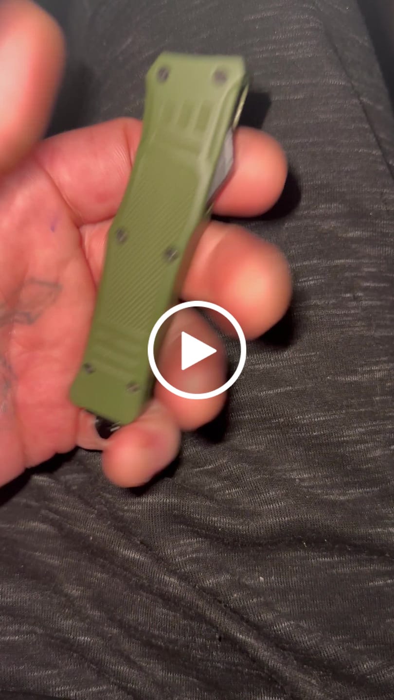 Customer video review of *50% OFF* Small Green Phantom D/A OTF (Multiple Blade Styles Available)