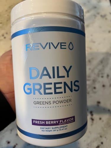 Customer photo review of Daily Greens Powder