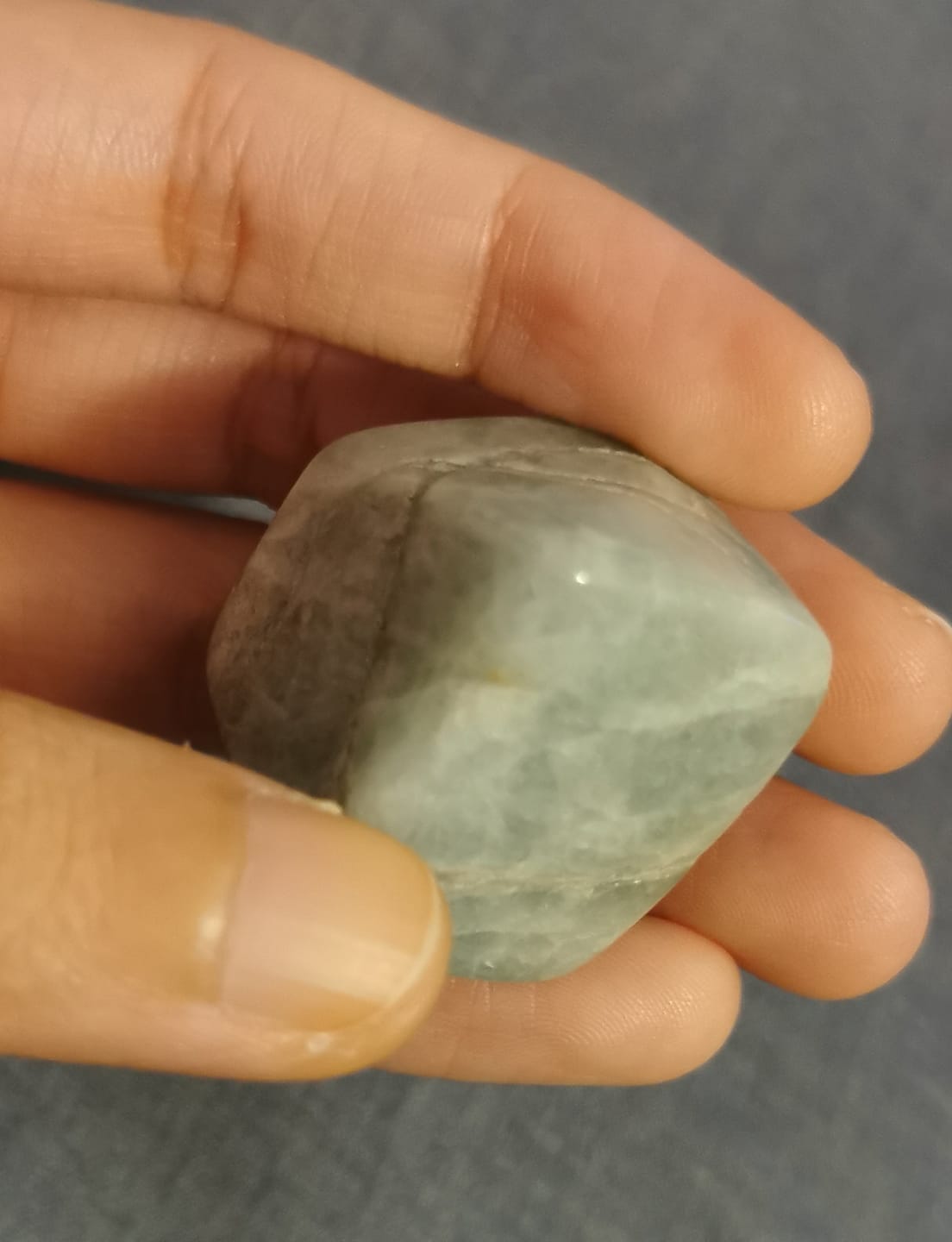 Customer photo review of Aguamarina rodado | Armonía - Tranquilidad