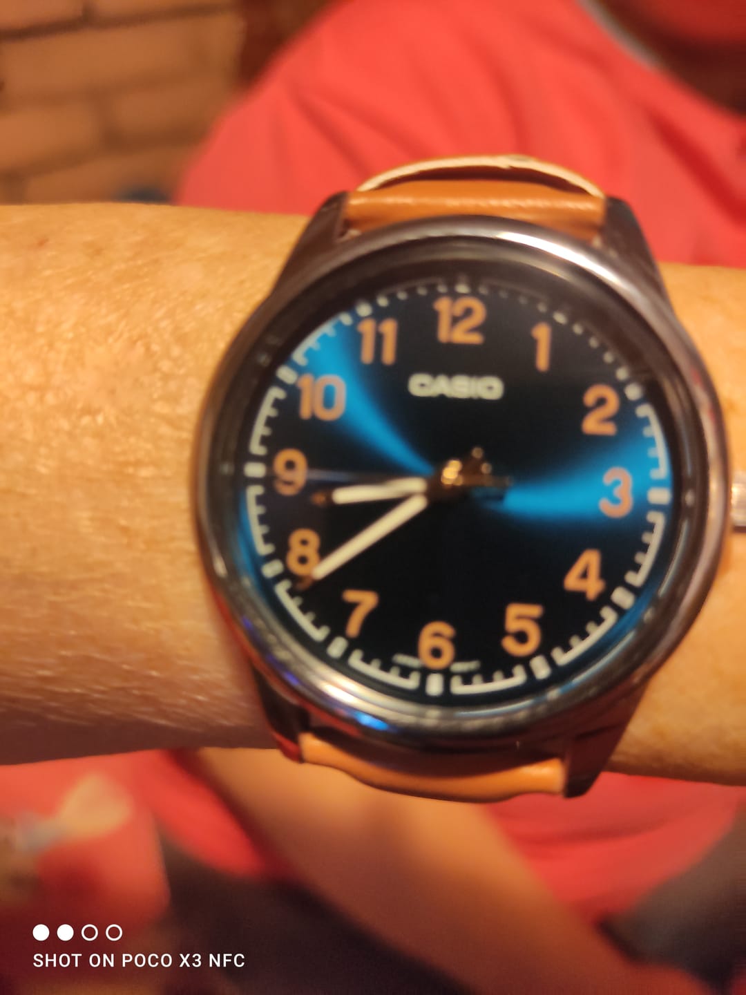 Customer photo review of Reloj Casio Análogo MTP-V005L-2B4UDF Correa de Cuero