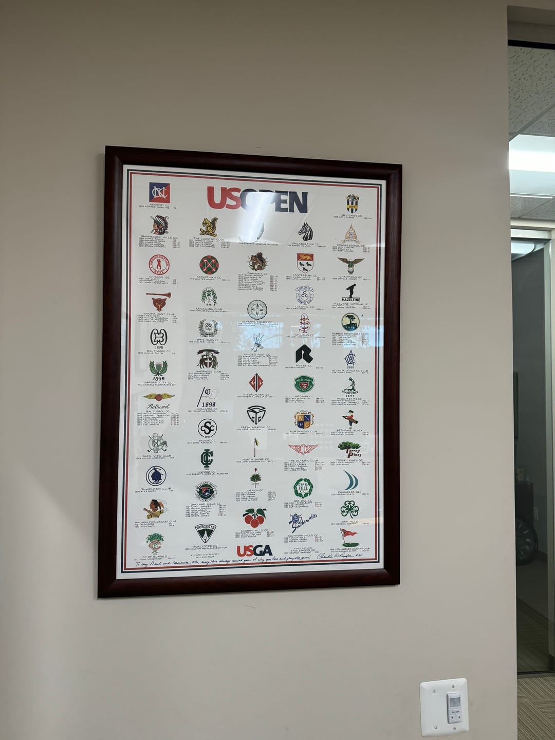 Customer photo review of The History of the U.S. Open (2025 Edition)