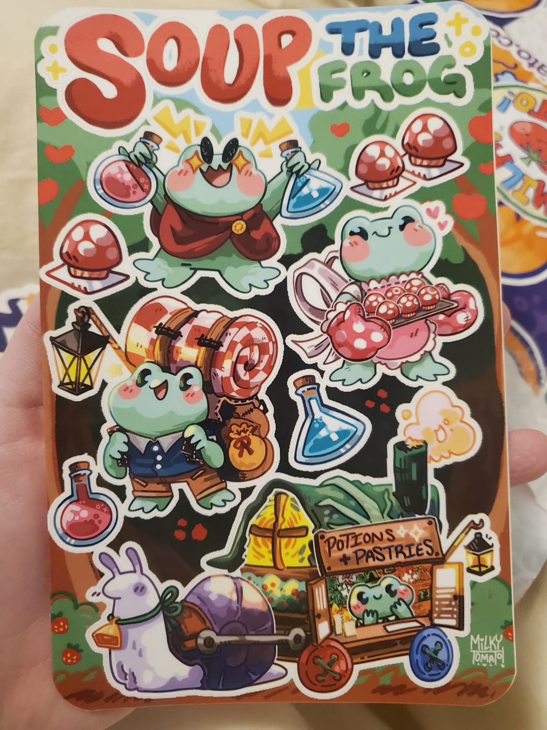 Customer photo review of Mystery Sticker Sheet Packs!