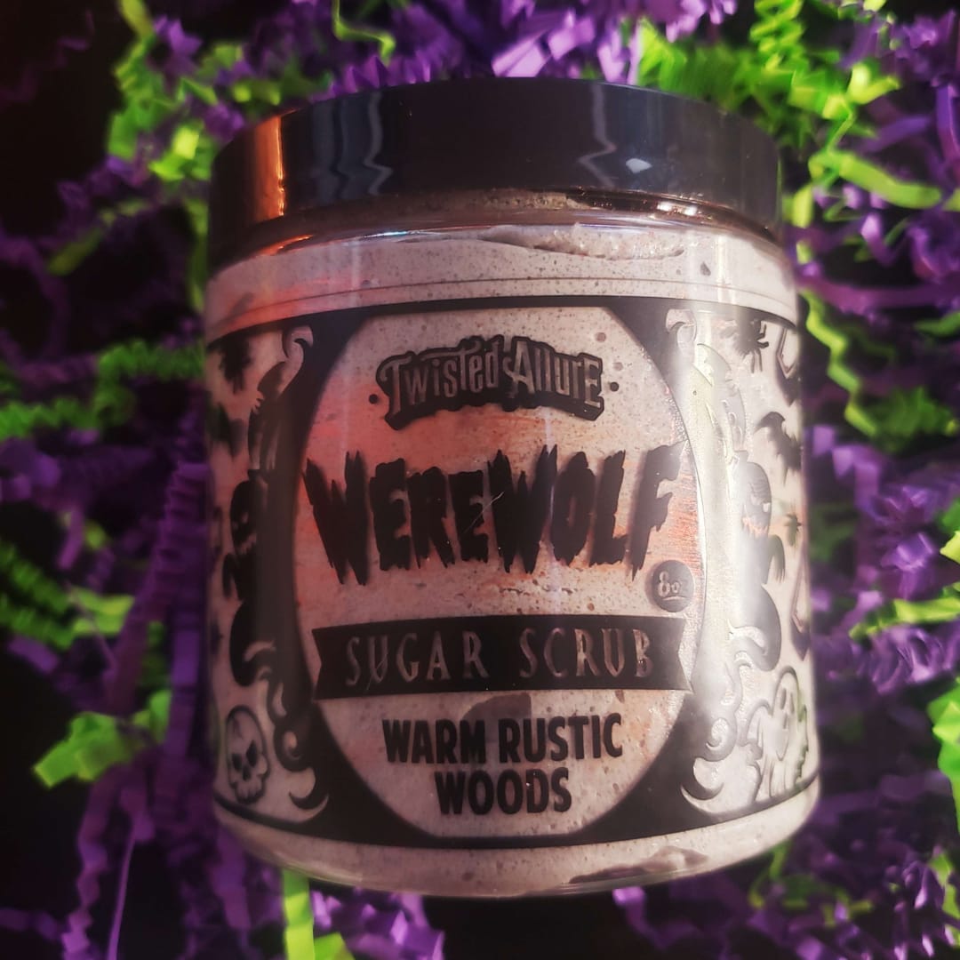 Customer photo review of Werewolf  Sugar Scrub (Warm Rustic Woods)
