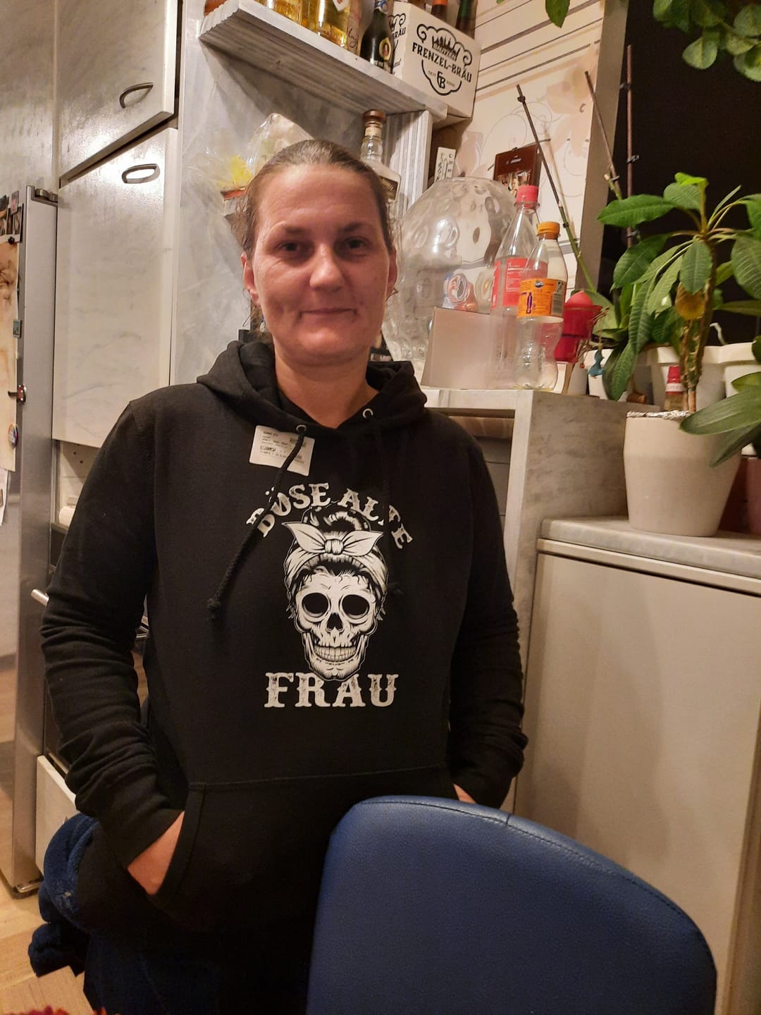 Customer photo review of Böse alte Frau - Damen Hoodie