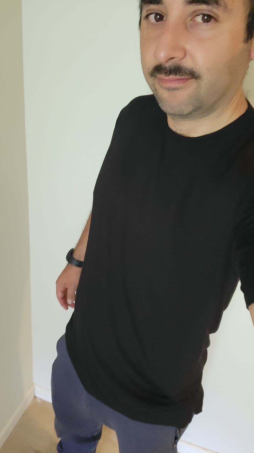 Customer photo review of Polera de Bambú Ultra Suave Back in Time