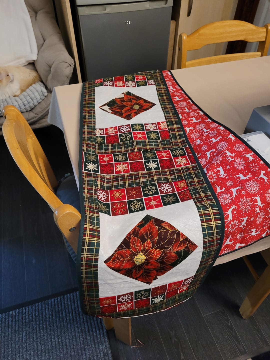 Customer photo review of Reindeer Polycotton Fabric