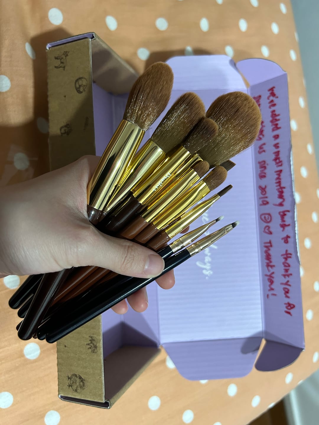 Customer photo review of The Burnt Crimson collection