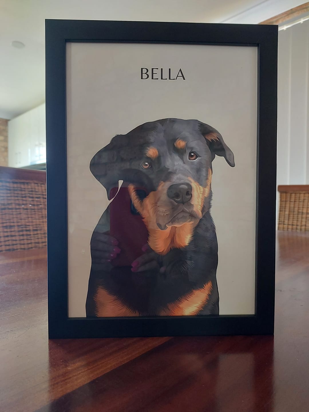 Customer photo review of One-Pet Portrait