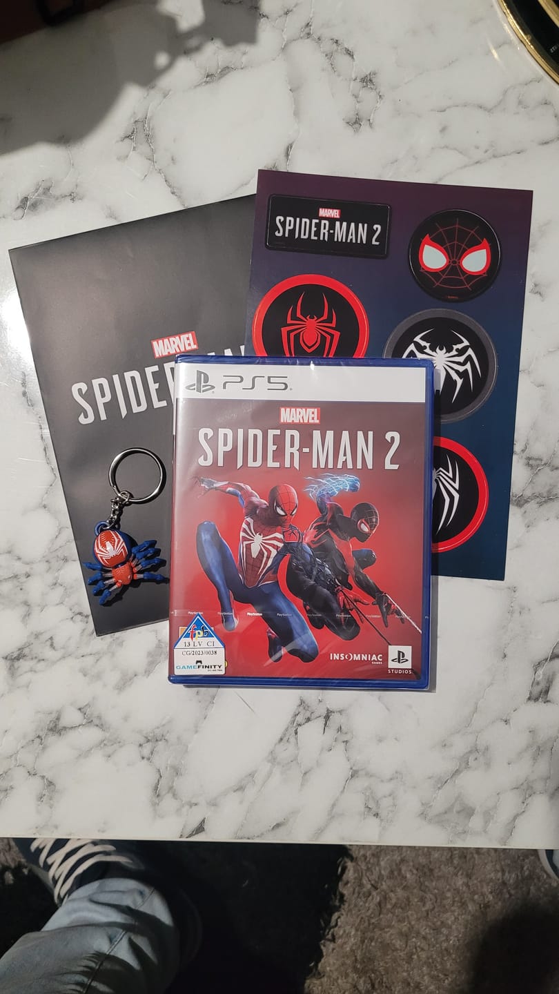 Customer photo review of Marvel's Spider-Man 2 (PS5)