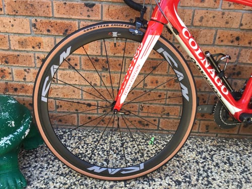 Customer photo review of Goodyear Eagle F1 Clincher Folding Road Tyre