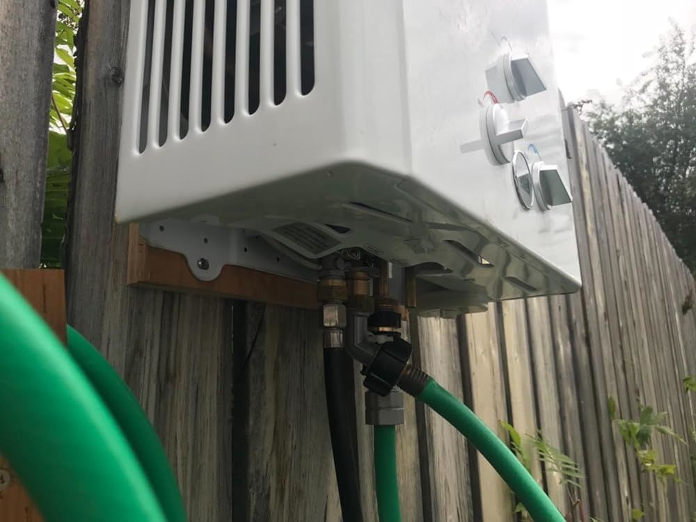 Customer photo review of Camplux 16L Outdoor 4.22 GPM Digital Display Propane Gas Tankless Water Heater