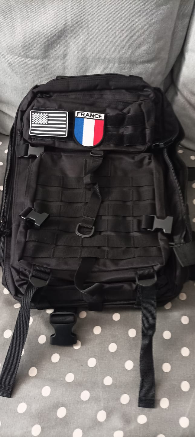 Customer photo review of Sac à dos militaire 50L