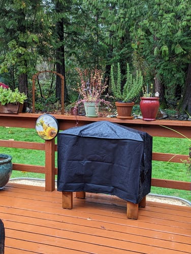 Customer photo review of Winter Covers for Raised Garden Beds