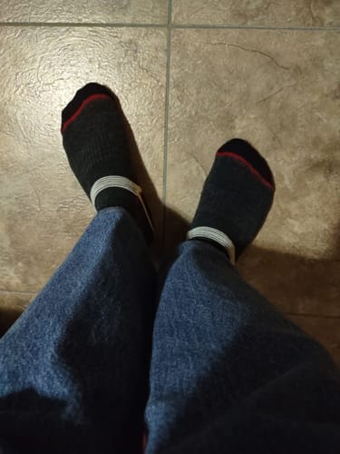 Customer photo review of J.B. Field's Hiking "Mesh Air GT" 75% Merino Wool Sock - SOCK OF THE WEEK