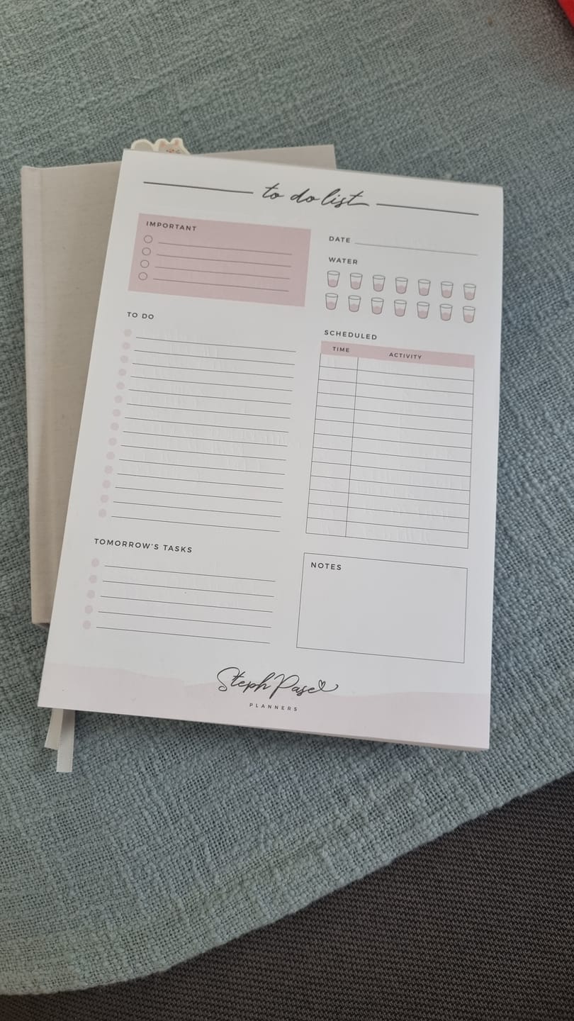 Customer photo review of To-Do List Notepad