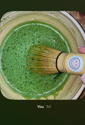 Customer photo review of Premium 1st Harvest Ceremonial Matcha zip lock bag (30 g)